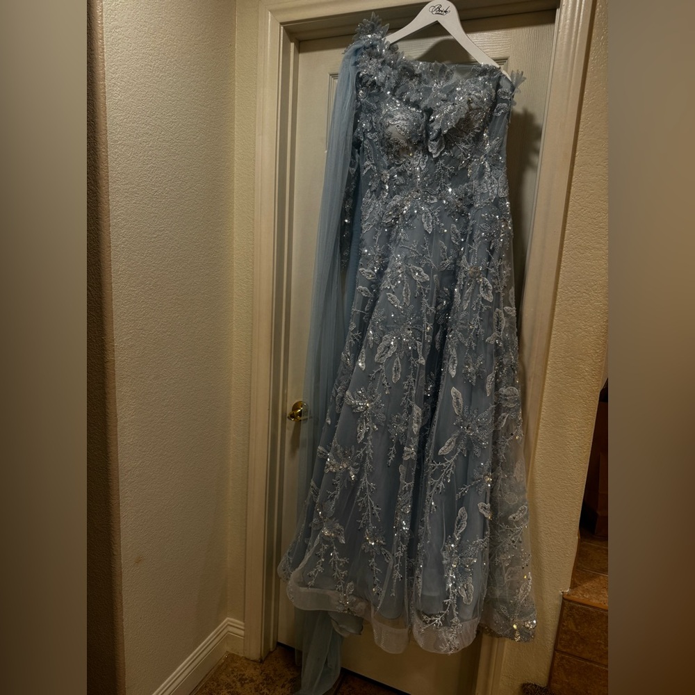 MNM Couture Light Blue Gown